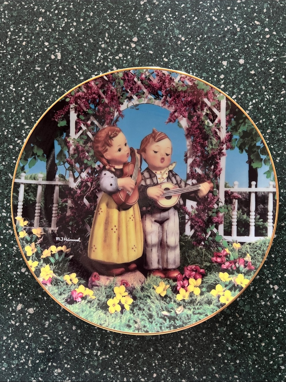M.J. Hummel “Little Musicians” Plate